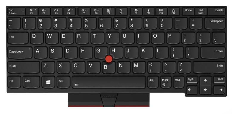 Lenovo FRU01YP068 Keyboard – UK English Backlit Black