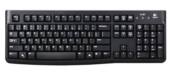 Logitech 920-002528 Keyboard – Wired Full-Size UK Layout, USB