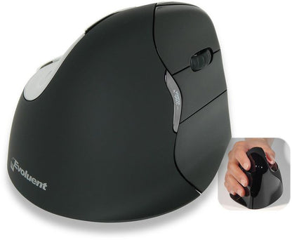 Evoluent VM4RM VerticalMouse 4 Right Mac – Ergonomic Bluetooth Optical Mouse
