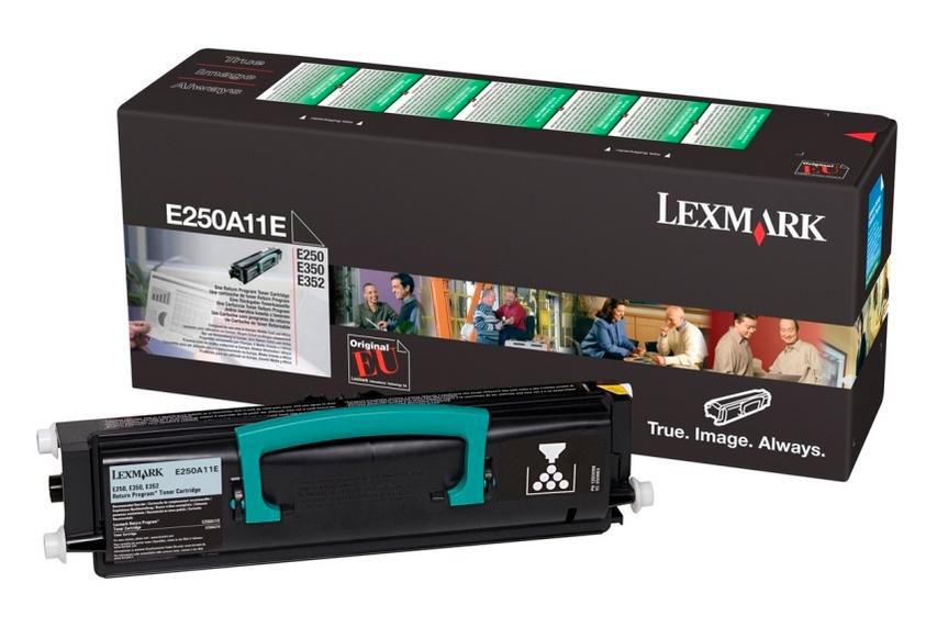 Lexmark E250A11E Toner Cartridge – Black Original 3500 Pages