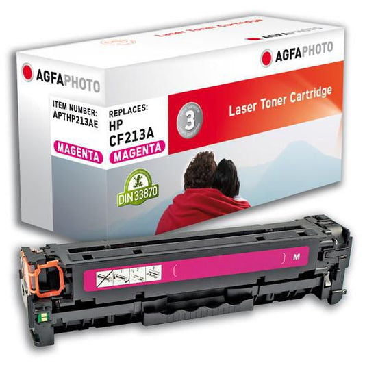 AgfaPhoto APTHP213AE Magenta Toner Cartridge – 1800 Page Yield