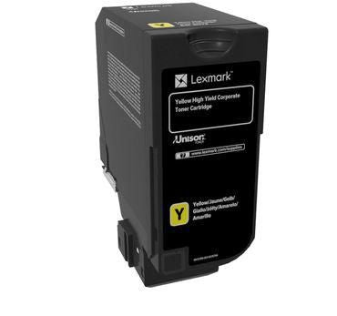 Lexmark 84C2HYE Yellow High Yield Original Toner Cartridge