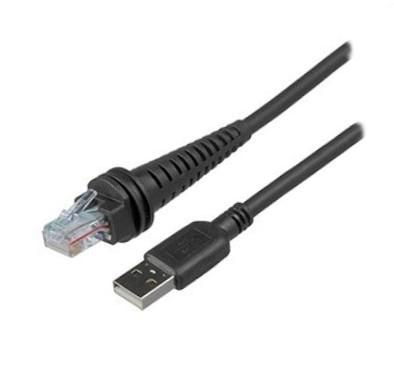 Honeywell CBL-500-150-S00 USB A 1.5m Straight Cable – Black, 5V