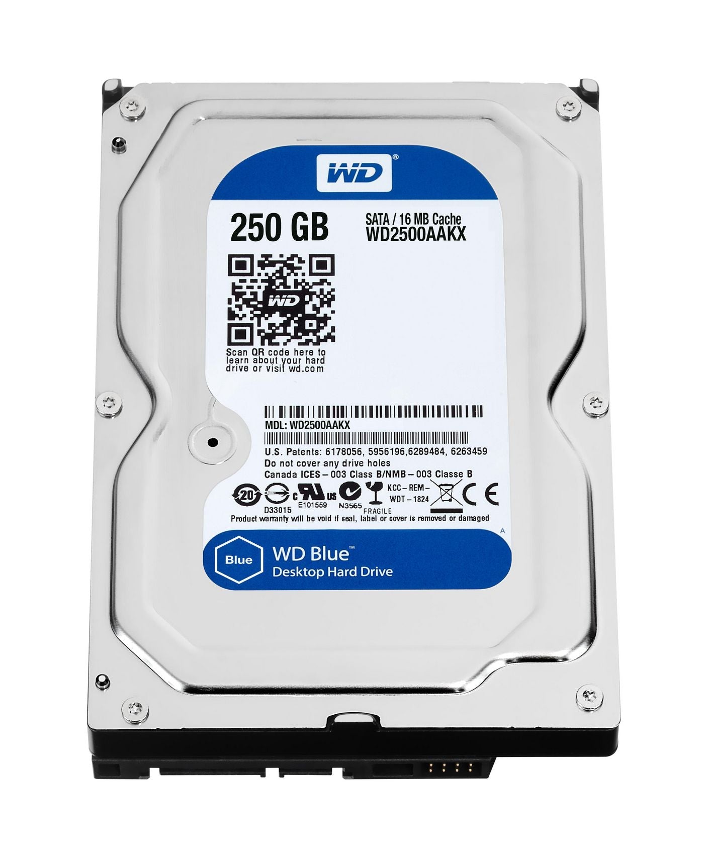 Western Digital WD2500AAKX-RFB 3.5" Internal Hard Drive – 250GB SATA 7200RPM 16MB