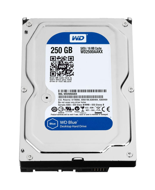 Western Digital WD2500AAKX-RFB 3.5" Internal Hard Drive – 250GB SATA 7200RPM 16MB