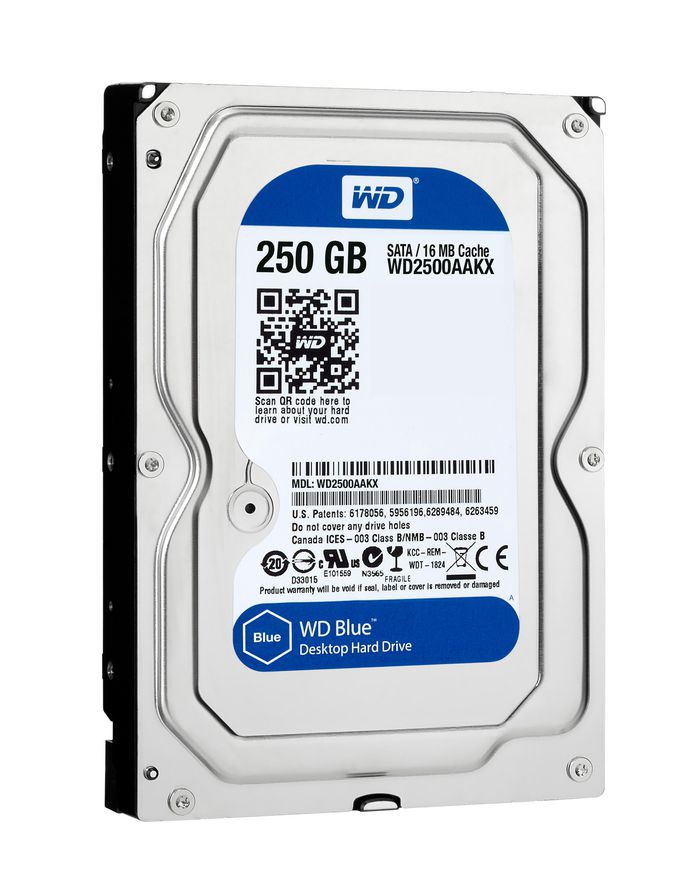 Western Digital WD2500AAKX-RFB 3.5" Internal Hard Drive – 250GB SATA 7200RPM 16MB