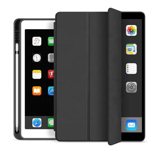 eSTUFF ES682085-BULK Tablet Case – Black Folio, Magnetic, 9.7"