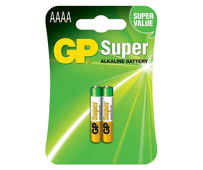GP 151023 AAAA Super Alkaline Batteries 1.5V 2-Pack – Long-Lasting Power