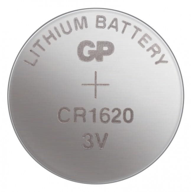 GP 103122 CR1620 Lithium Button Cell Battery 3V — 1 Pack