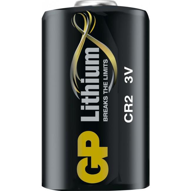 GP 3703 CR2 Lithium Battery 3V — 1-Pack, 10-Year Shelf Life