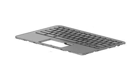 HP L92833-B31 Integrated Keyboard and Top Cover – Dark Sage Grey, Dutch Layout