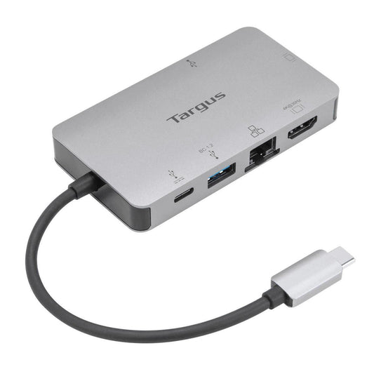 Targus DOCK419EUZ USB-C Docking Station – 4K HDMI/VGA, 100W PD, Grey