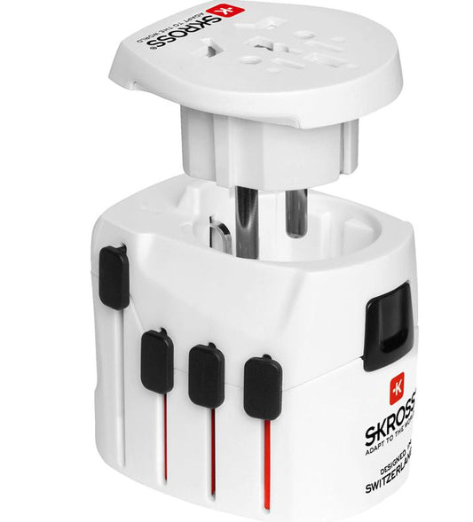 MicroConnect PETRAVEL27 Electrical Power Plug White