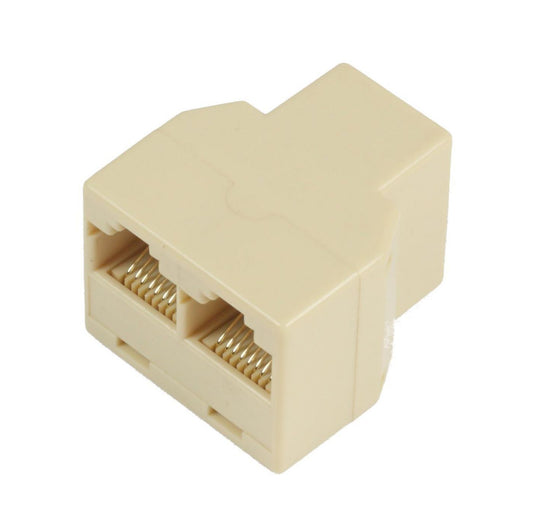 MicroConnect MPK302 Network Splitter – RJ45 2xRJ45 F/F Beige