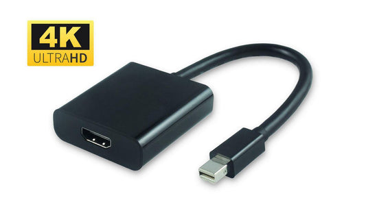 MicroConnect MDPHDMI6B Active Mini DisplayPort 1.2 to HDMI Adapter – 4K 60Hz, 0.2m, Black