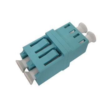 MicroConnect FIBLCADA LC Adapter M/M – Blue, 4 Connectors, Plastic Housing, 25-Year Warranty