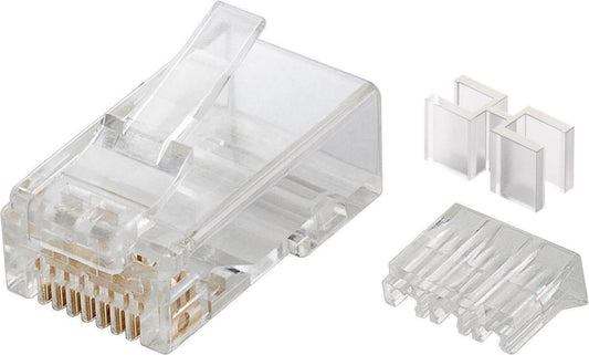 MicroConnect KON505-10 RJ45 Plug Translucent Cat6 10-Pack