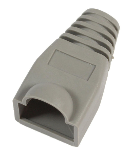 MicroConnect KON503G RJ45 Strain Relief Boot – Grey (Pack of 50) Durable Network Cable Protection