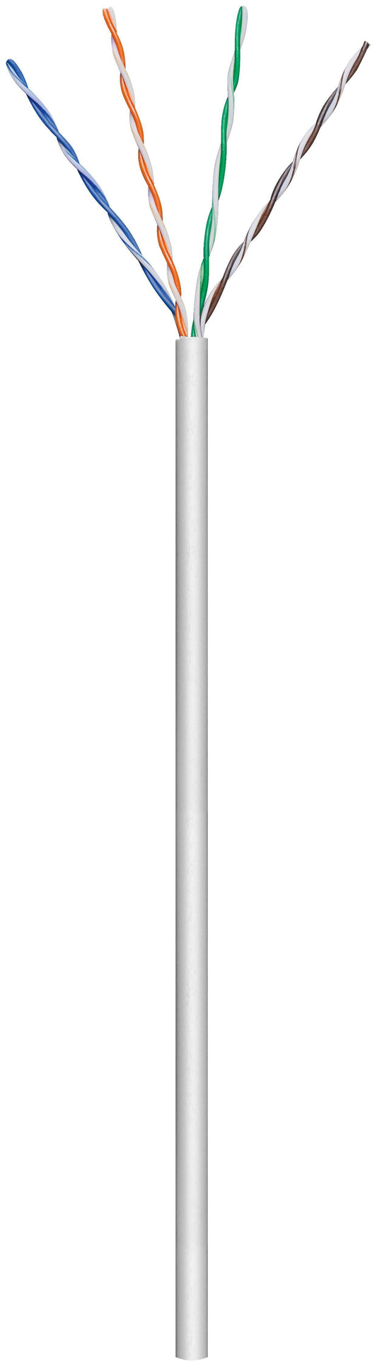 Microconnect Cat5e U/UTP Networking Cable 100m – Grey, Solid PVC