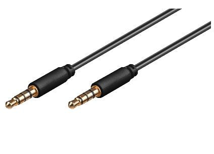 Microconnect IPOD013 3.5mm Stereo Audio Cable – 3m, Male to Male, Black