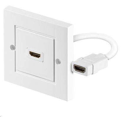 MicroConnect HDMWALL1 HDMI Wall Plate – Single Port Faceplate