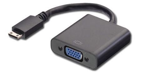 MicroConnect HDMIVGAB Mini HDMI to VGA Adapter – 1920x1080p, Gold-Plated, RoHS Certified