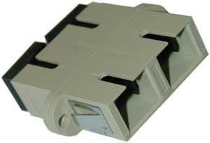 MicroConnect FISCSC SC Duplex Adapter – Green Plastic Gender Changer for Fibre Optic Cables