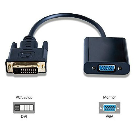 MicroConnect DVIDVGA DVI-D to VGA Adapter – Full HD 1920x1080, Gold-Plated, 25-Year Warranty