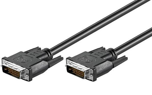 MicroConnect MONCC05 DVI-D Dual Link Cable – 0.5m Black, 2560x1600 Resolution, RoHS Compliant
