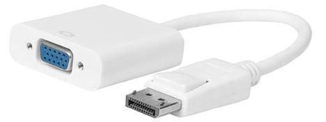 MicroConnect DPVGA15CMW Active DisplayPort 1.2 to VGA Adapter – Full HD, 0.15m, White