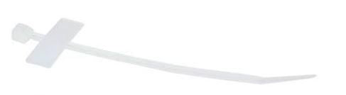 MicroConnect Cable Marker Ties 100mm – 100pcs Transparent Hook & Loop