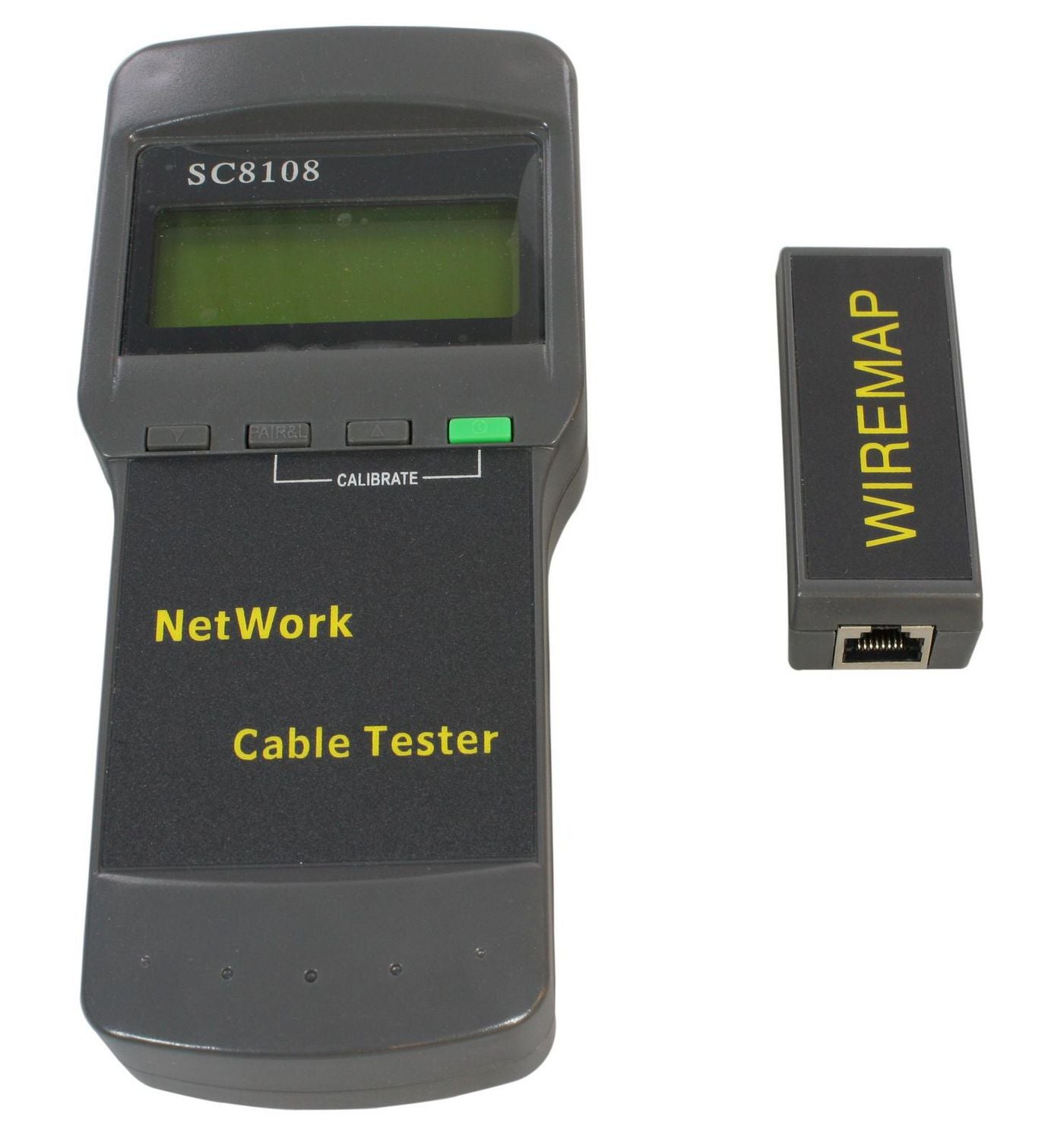 Microconnect CAB-TEST2 LCD Network Cable Tester – RJ-45, Black, Short Circuit Detection