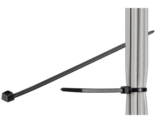 Microconnect CABLETIE3 Ladder Cable Tie – Black, 203mm x 2.5mm, 100 Pack
