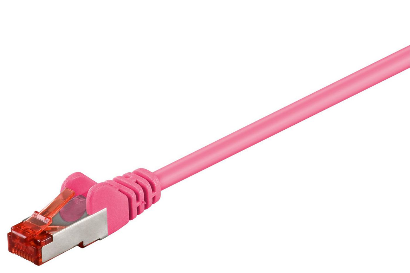Microconnect Cat6 F/UTP Network Cable, 0.25m Pink – RJ-45, 10Gbps, RoHS