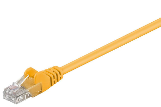 MicroConnect B-UTP5015Y Cat5e Network Cable – 1.5m Yellow U/UTP RJ-45 1000Mbps High-Speed