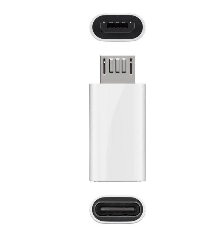 Microconnect USBMICROUSBC Micro-USB B to USB C Adapter – White