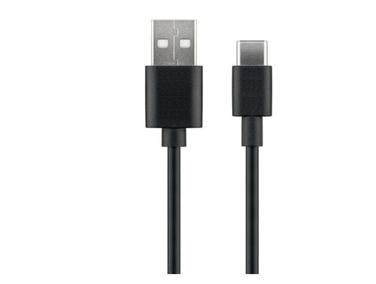MicroConnect USB3.1CCHAR05B USB Cable USB 2.0 0.5m USB A to USB C Black