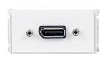Vivolink WI221268 Wall Outlet DisplayPort Socket – White Minimalist Panel