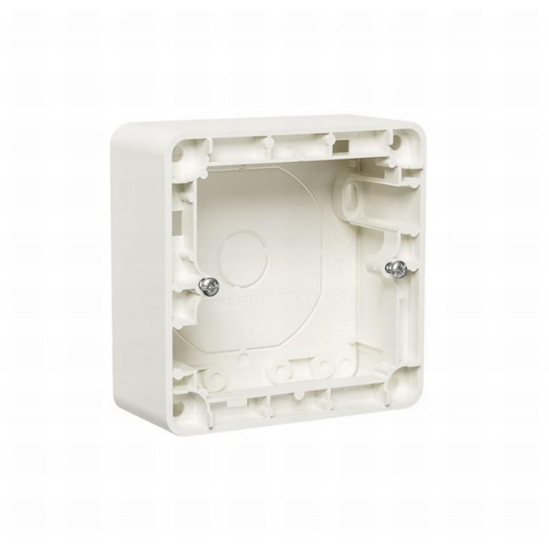 Vivolink 1845637 Outlet Box – White, 80x80mm, 1 Socket