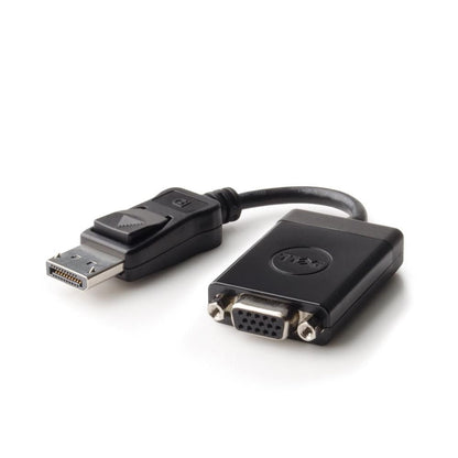 Dell DANBNBC084 DisplayPort to VGA Adapter – 1920x1200 1080p Black | CE & RoHS Certified