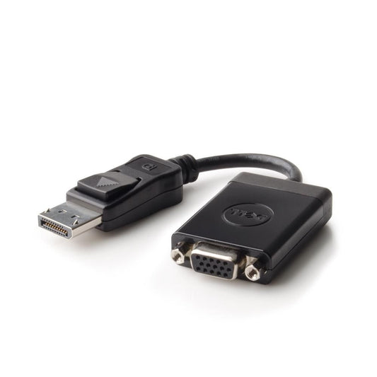Dell M9N09 DisplayPort to VGA Adapter – 1920x1200 1080p Black Genuine Accessory