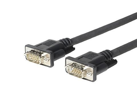 Vivolink PROVGAMC0.9 VGA Cable 0.9m – Pro Micro M-M, Triple Shielded, Black, Gold-Plated Connectors