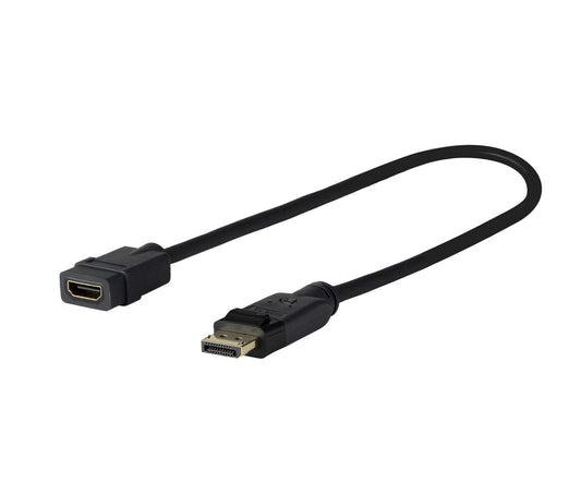 Vivolink DisplayPort to HDMI Adapter 0.2m – Full HD 1080p, Gold-Plated, Black