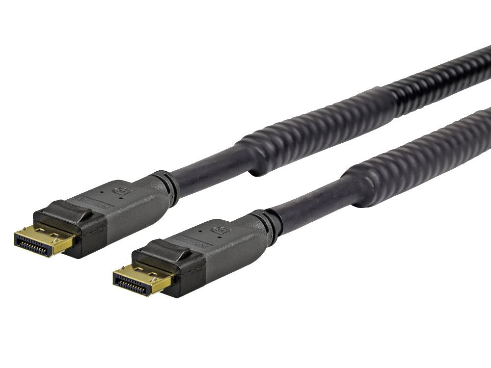 Vivolink PRODPAM10 10m Armoured DisplayPort Cable – 4K@60Hz, Gold-Plated, Triple Shielded