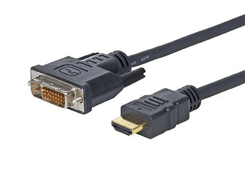 Vivolink PROHDMIDVI3 3m HDMI to DVI-D Video Cable Adapter – Gold Plated, Black