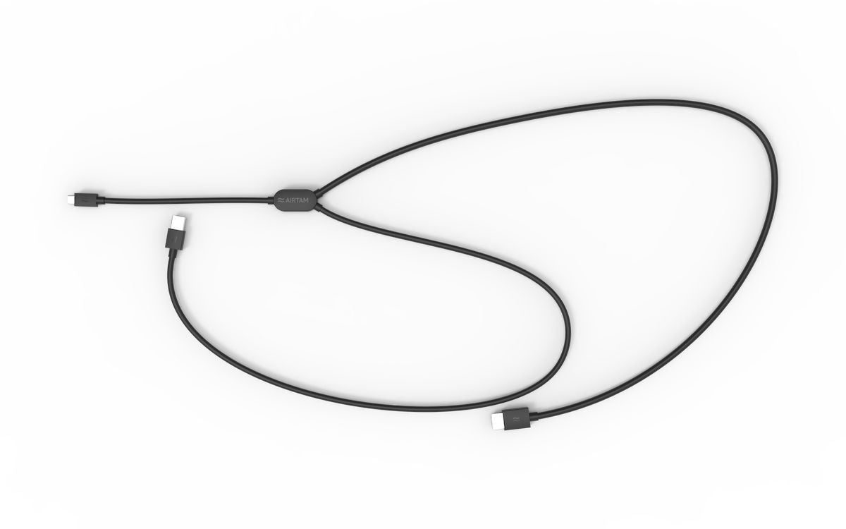 AIRTAME Black HDMI/USB-A/USB-C Aircord – Multi-Connector Cable