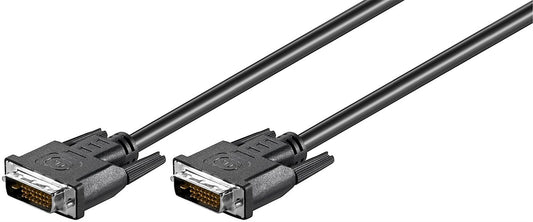 Microconnect DVI-D Dual Link Cable 2m – Gold-Plated, Full HD, RoHS Certified