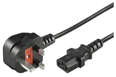 MicroConnect PE090405 Power Cable 0.5m Black Type G to C13 Coupler
