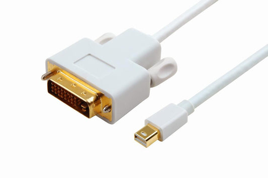MicroConnect MDPDVI2 Mini DisplayPort 1.2 to DVI-D Dual-Link Cable 2m – Full HD, Gold-Plated