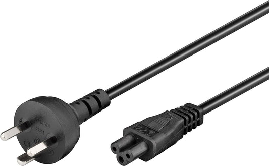 MicroConnect PE120830 Power Cable 3m Black Type K to C5 10A 250V